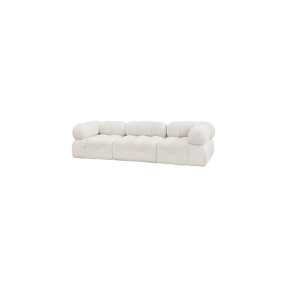 Ames Cream Boucle Fabric Modular Sofa