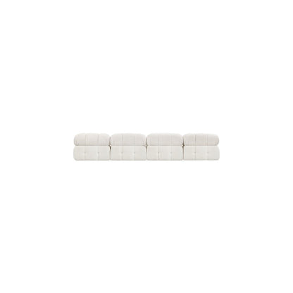 Ames Cream Boucle Fabric Modular Sofa
