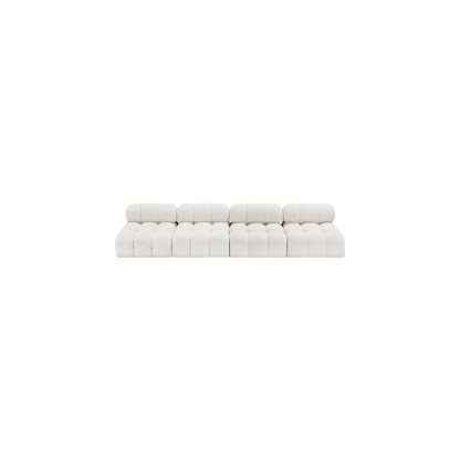 Ames Cream Boucle Fabric Modular Sofa