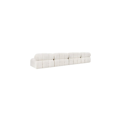 Ames Cream Boucle Fabric Modular Sofa