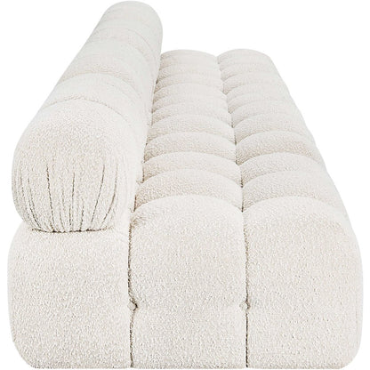 Ames Cream Boucle Fabric Modular Sofa