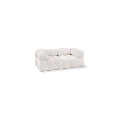 Ames Cream Boucle Fabric Modular Sofa