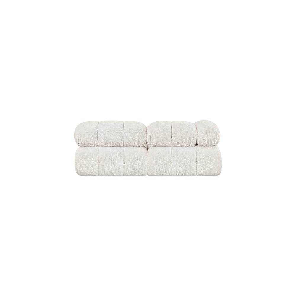 Ames Cream Boucle Fabric Modular Sofa