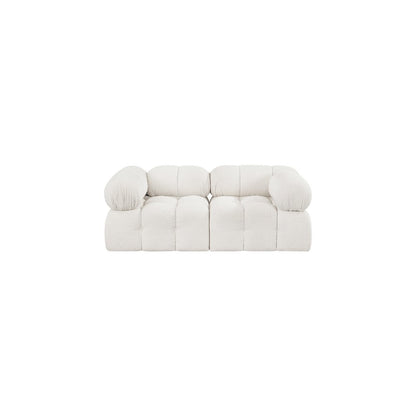 Ames Cream Boucle Fabric Modular Sofa
