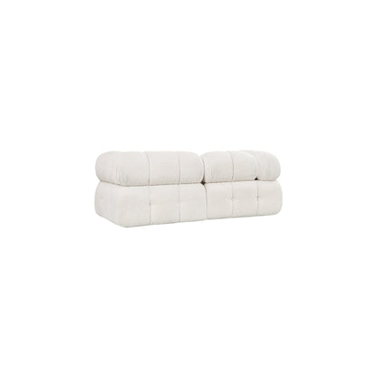 Ames Cream Boucle Fabric Modular Sofa