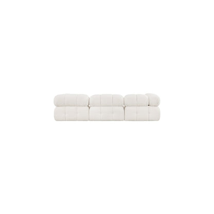 Ames Cream Boucle Fabric Modular Sectional