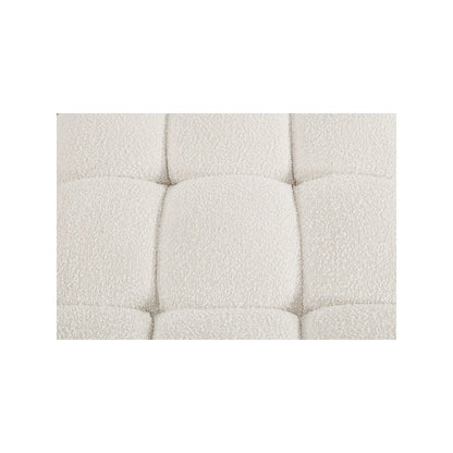 Ames Cream Boucle Fabric Modular Sectional