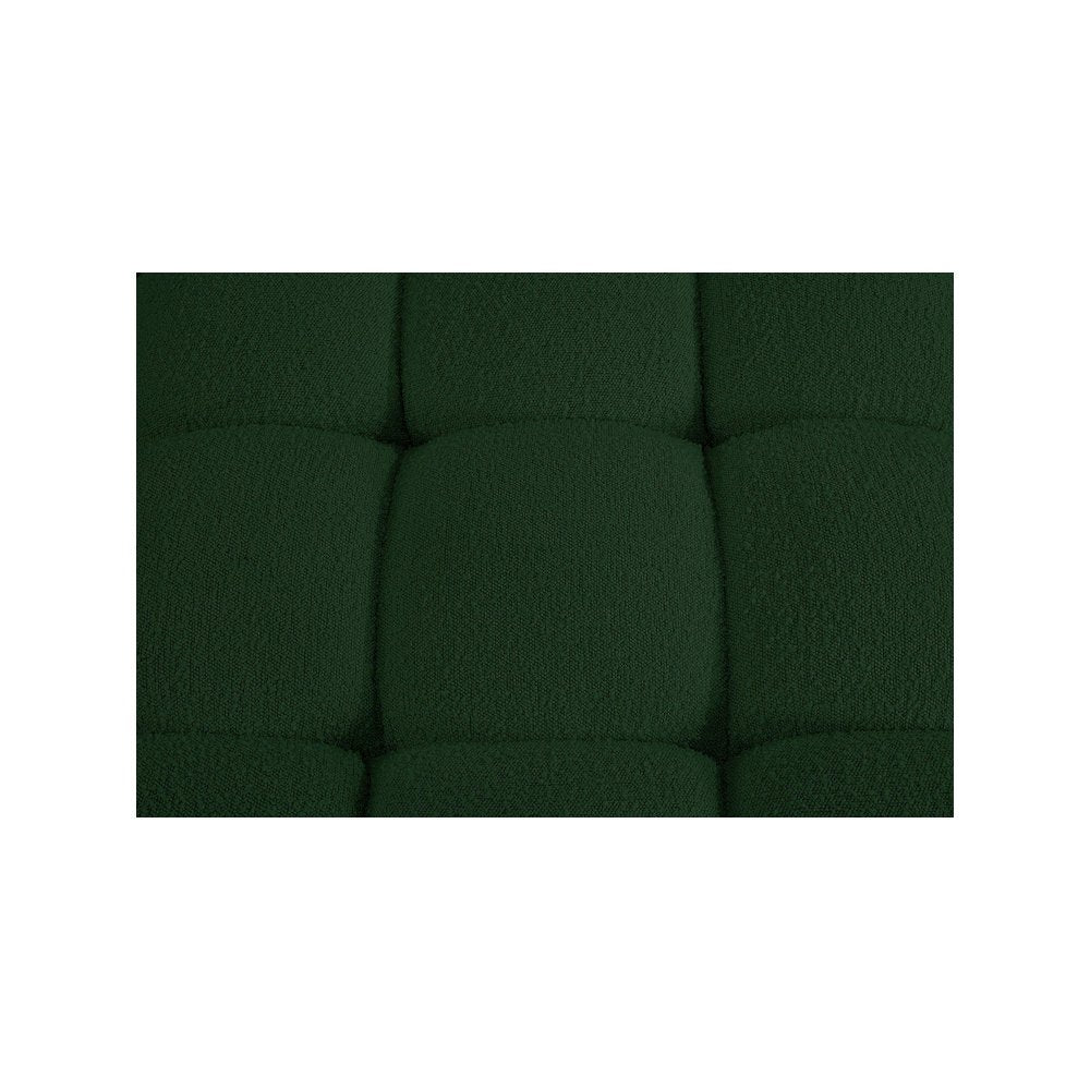 Ames Green Boucle Fabric Corner