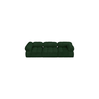 Ames Green Boucle Fabric Modular Sofa