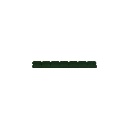 Ames Green Boucle Fabric Modular Sectional
