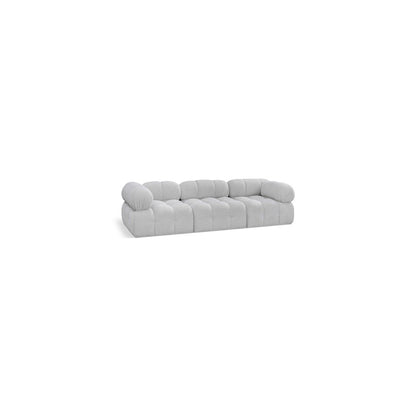 Ames Grey Boucle Fabric Modular Sofa