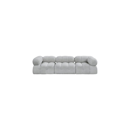 Ames Grey Boucle Fabric Modular Sofa
