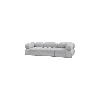 Ames Grey Boucle Fabric Modular Sofa