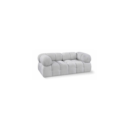Ames Grey Boucle Fabric Modular Sofa