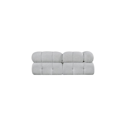 Ames Grey Boucle Fabric Modular Sofa