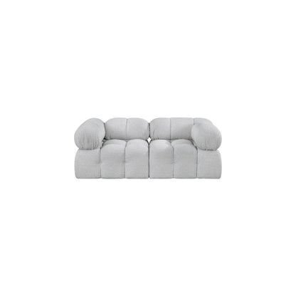 Ames Grey Boucle Fabric Modular Sofa