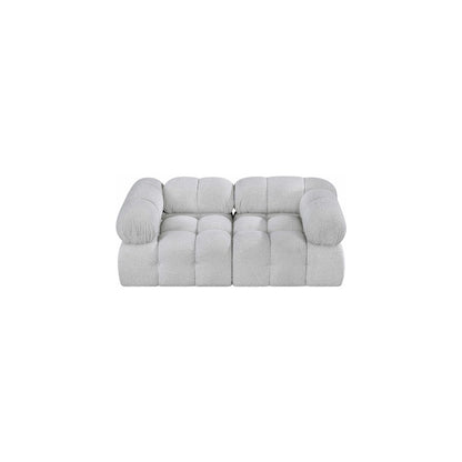 Ames Grey Boucle Fabric Modular Sofa