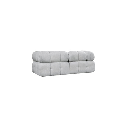 Ames Grey Boucle Fabric Modular Sofa