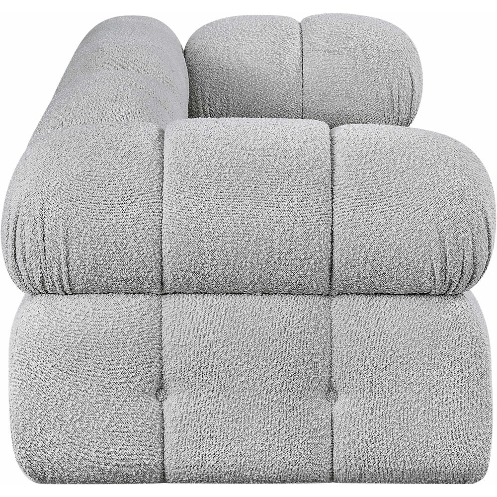 Ames Grey Boucle Fabric Modular Sofa