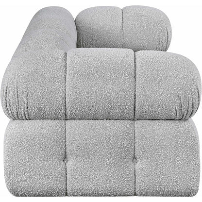 Ames Grey Boucle Fabric Modular Sofa