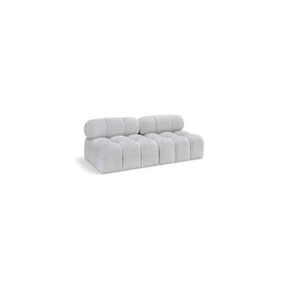 Ames Grey Boucle Fabric Modular Sofa