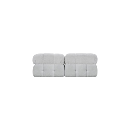 Ames Grey Boucle Fabric Modular Sofa