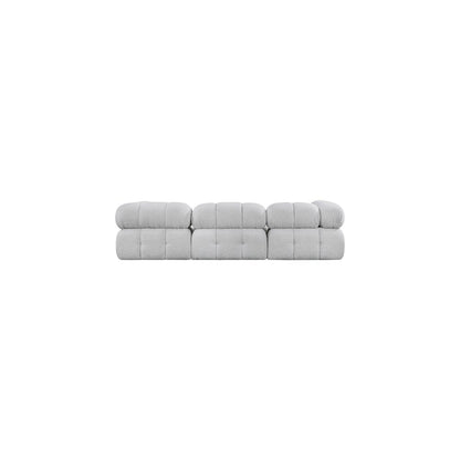 Ames Grey Boucle Fabric Modular Sectional