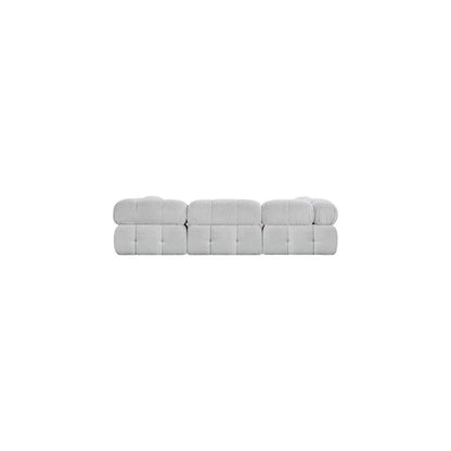 Ames Grey Boucle Fabric Modular Sectional