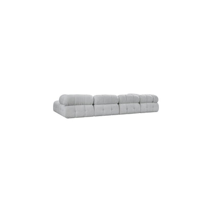 Ames Grey Boucle Fabric Modular Sectional
