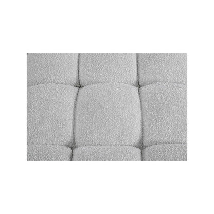 Ames Grey Boucle Fabric Modular Sectional