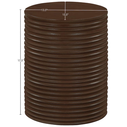 Nobi Brown Concrete Indoor/Outdoor End Table