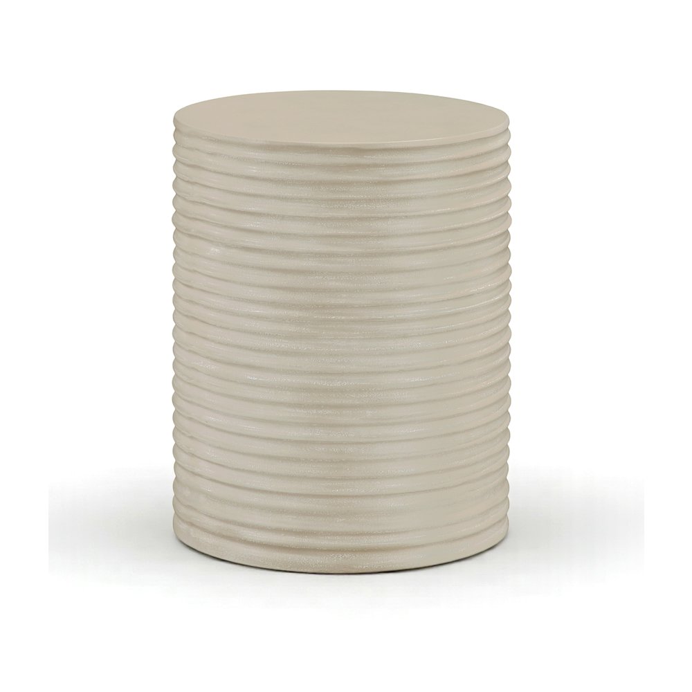 Nobi Beige Concrete Indoor/Outdoor End Table
