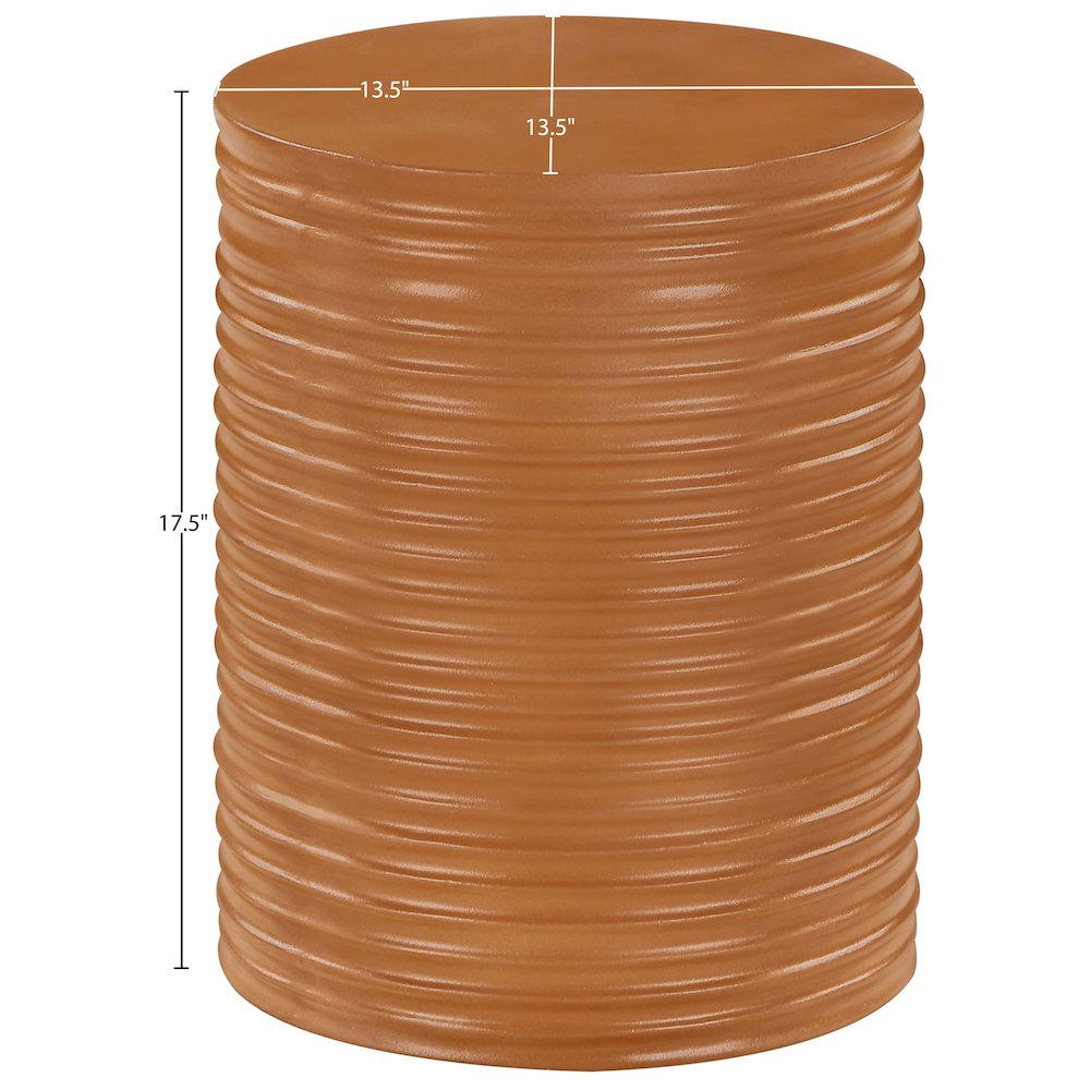 Nobi Terracotta Concrete Indoor/Outdoor End Table