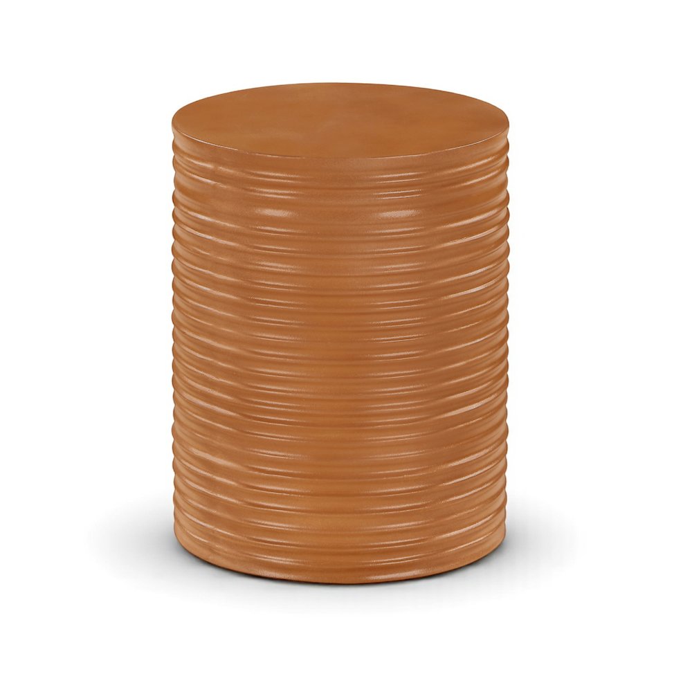 Nobi Terracotta Concrete Indoor/Outdoor End Table