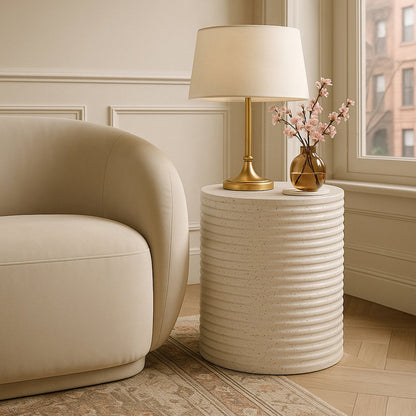 Nobi Terrazzo Concrete Indoor/Outdoor End Table
