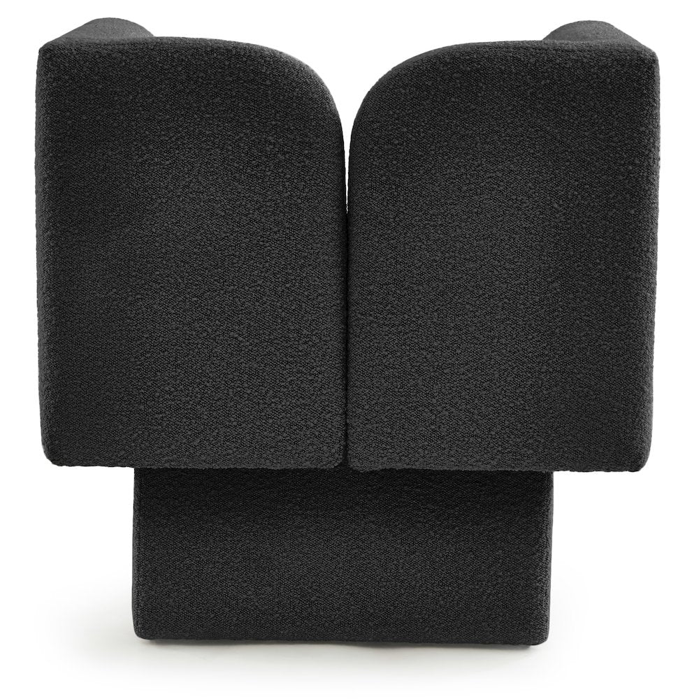 Marcel Black Boucle Fabric Chair