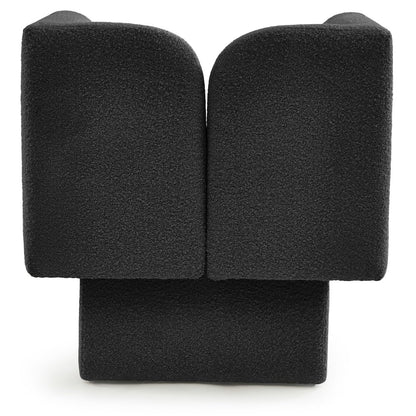 Marcel Black Boucle Fabric Chair