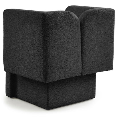 Marcel Black Boucle Fabric Chair
