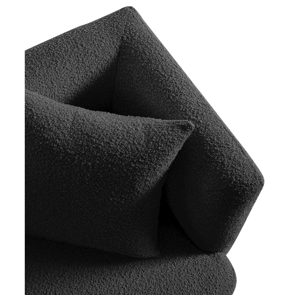 Marcel Black Boucle Fabric Chair