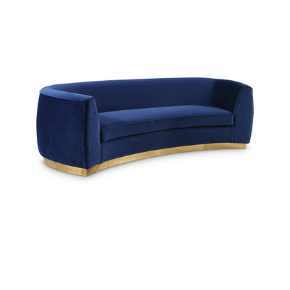 Julian Navy Velvet Sofa