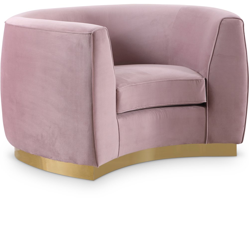 Julian Pink Velvet Chair