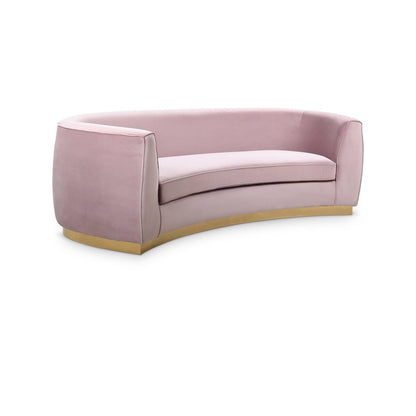 Julian Pink Velvet Sofa