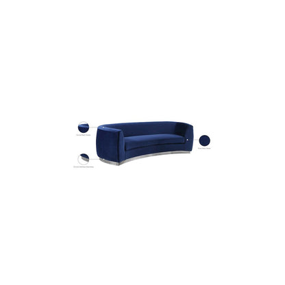 Julian Navy Velvet Sofa