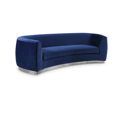 Julian Navy Velvet Sofa