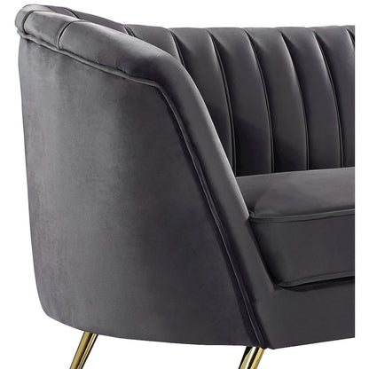 Margo Grey Velvet Chair