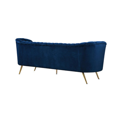Margo Navy Velvet Sofa