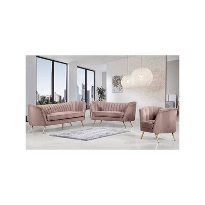 Margo Pink Velvet Chair