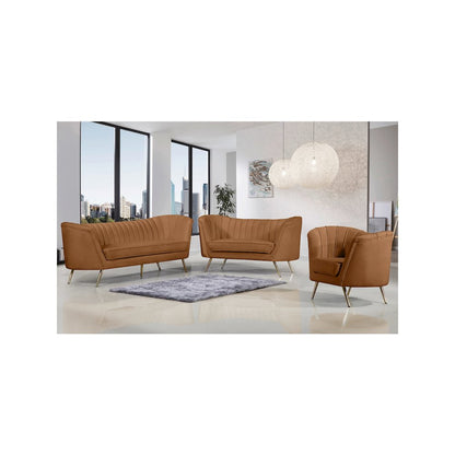 Margo Saddle Velvet Chair