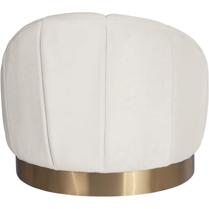 Shelly Cream Velvet Chair