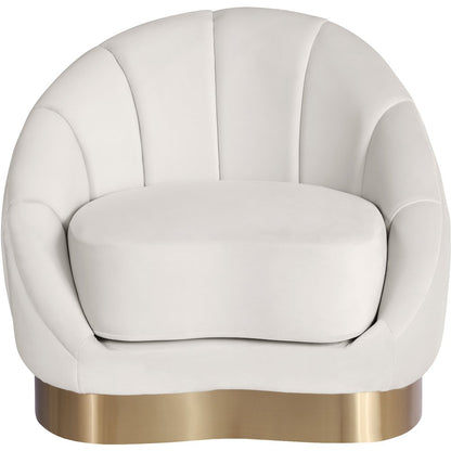 Shelly Cream Velvet Chair